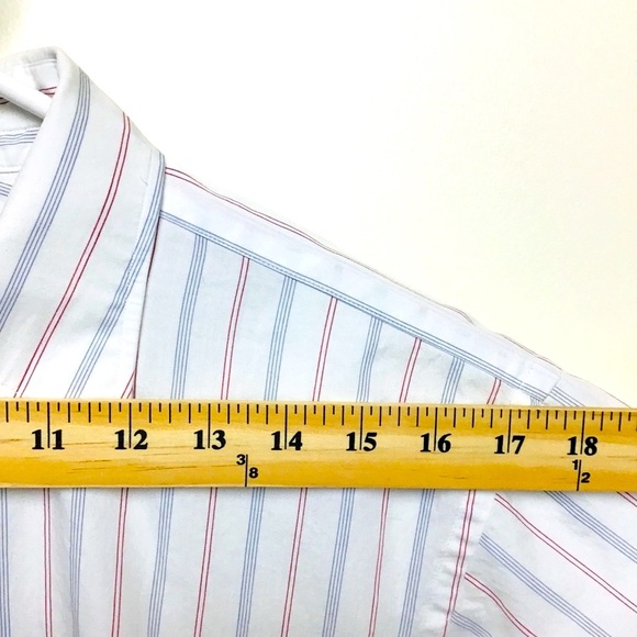 Christian Dior Le Connaisseur made in USA mens long sleeve button up shirt 15.5 - Picture 8 of 9